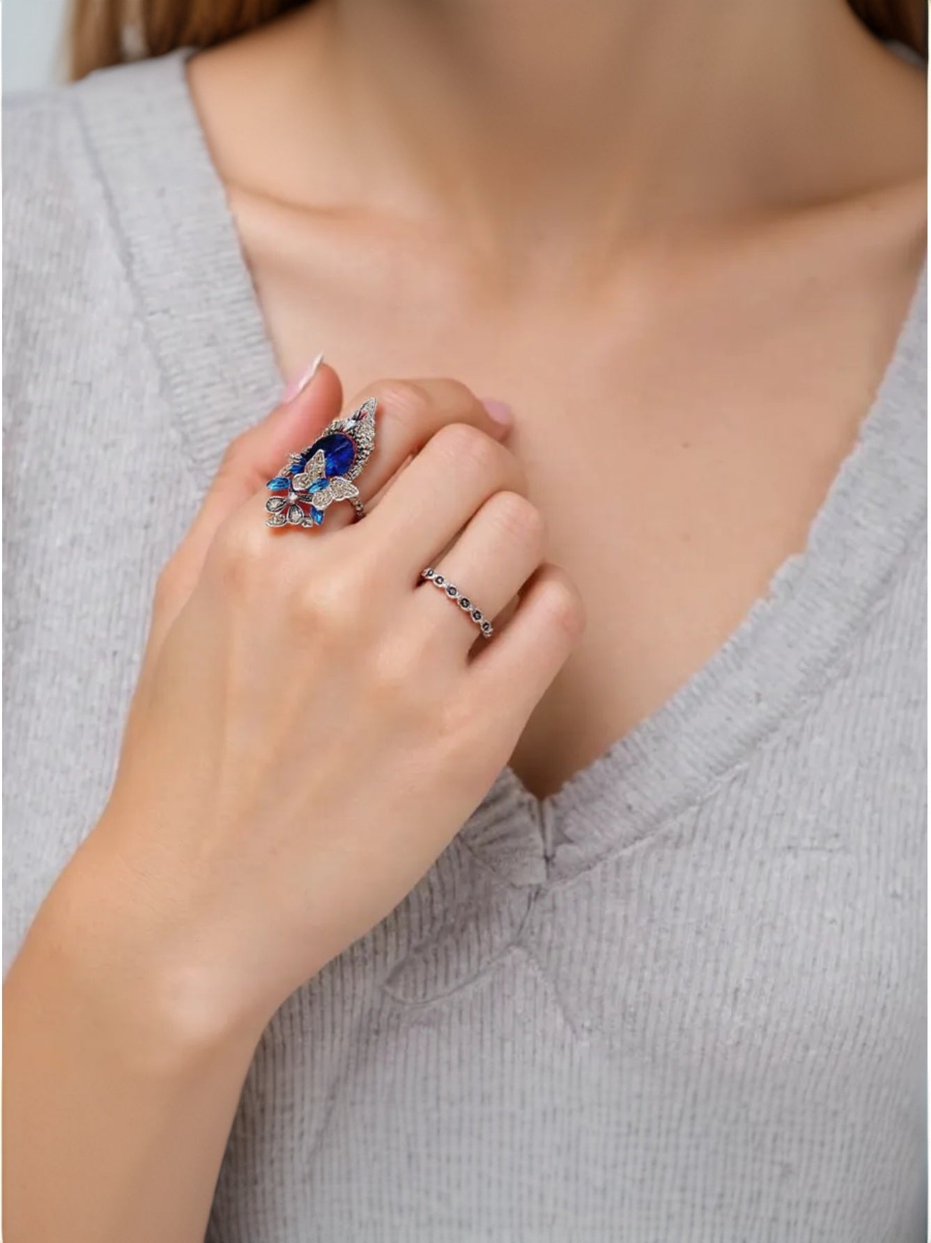 vintage pillangó gyűrűk