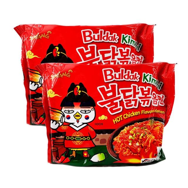 SAMYANG Buldak Kimcsis Csirke Ízesítésű Tészta 135g