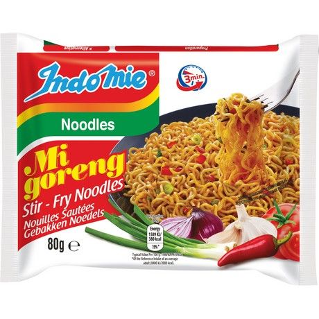 INDOMIE Minden középre van csomagolva 80g
