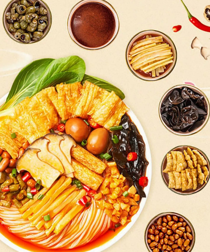 LUOBAWANG Snail rice noodle mushroom flavor 400g