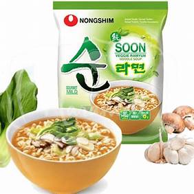NONGSHIM zöldség instant tészta leves (vegán)112g