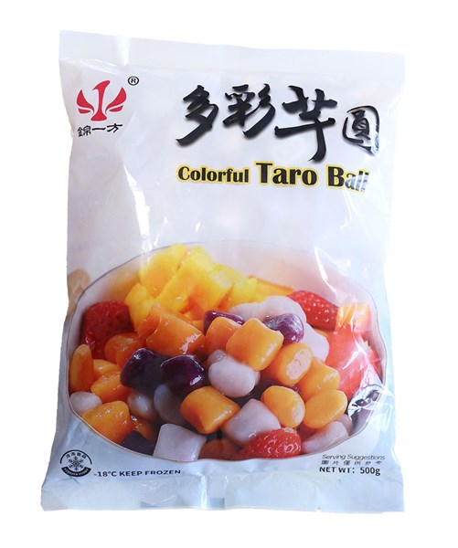 Jinyifang színes taro golyók 500g