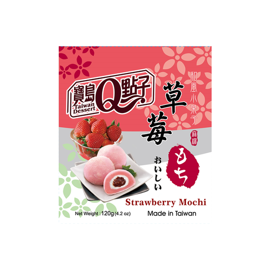 Q brand TW Mochi Strawberry 120g