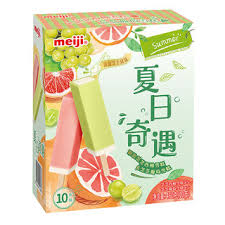 Meiji Summer Adventure Ice Cream (Grapefruit & Grape) 460g 10 db