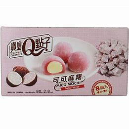 Q brand Coco Mochi Taro ízű 80g