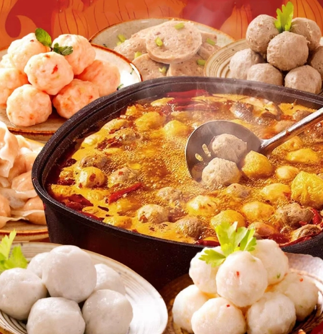 Zheng Dian Vegyes Hot Pot húsgombóc 500g