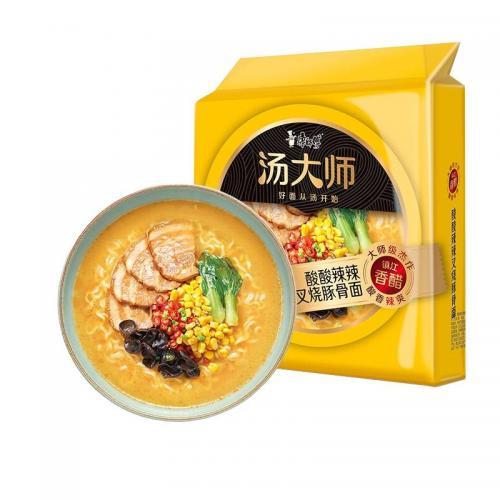 TANG DASHI Forró és savanyú grillezett sertéscsontos instant tészta 120g