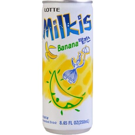 LOTTE Milkis üdítőital banándoboz 250ml