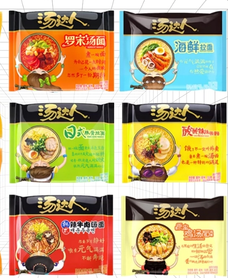 TANG DAREN Spicy and sour pork bone instant noodles 125g