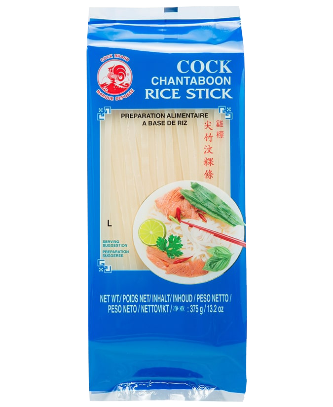 COCK BRAND rizstészta 5mm 375g