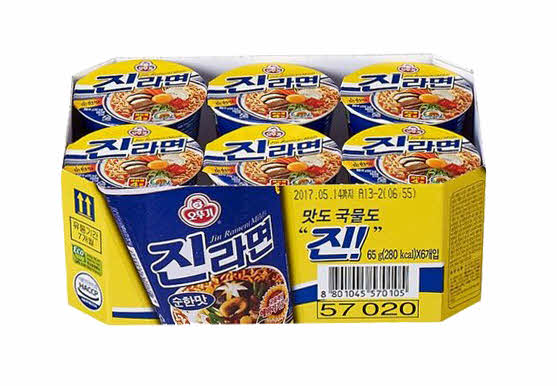 Ramen Jin Kupa enyhe Ramen Jin Cup Mild 65g x 6