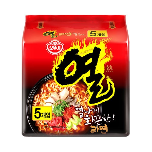 OTTOGI (Yeol) Instant Noodles 5 csomag (120 g x 5)