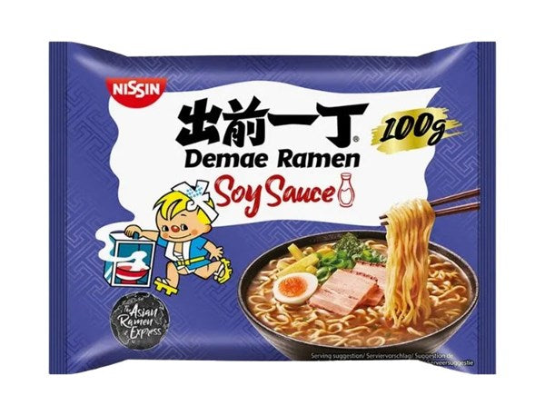 NISSIN Szójaszósz ízű instant tészta 100g