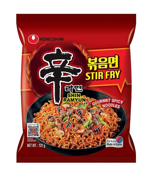 NONGSHM Ramen Shin stir fry instant Tészta 130g