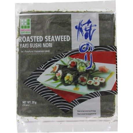 JHFOODS  Hínáros pörkölt Yaki Sushi Nori ezüst 28g