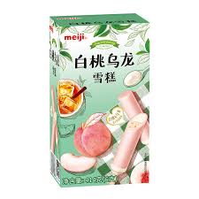 Meiji White Peach Oolong Ice Cream 414g 6 db