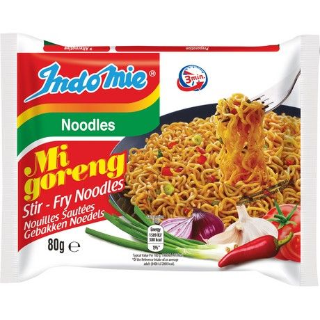 INDOMIE  Minden középre van csomagolva 80g