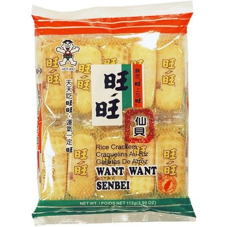 WANT-WANT Senbei Sós Puffassztott rizskeksz 112g