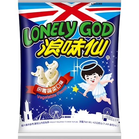 WANT WANT Potato Twist Növényi ízű Lonely God 42g