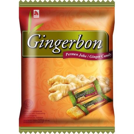 GINGERBON gyömbéres cukorka 125g