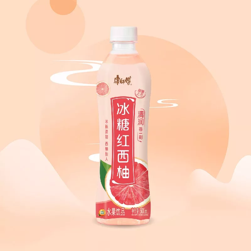 康师傅冰糖红西柚饮料500ml