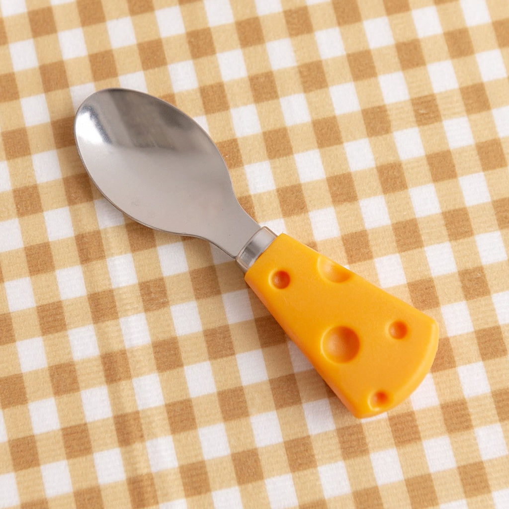 Cheese-shaped cutlery (Knife, fork and spoon) set