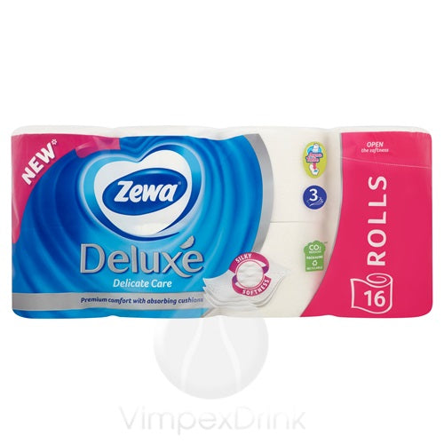 Zewa Deluxe Toilet paper 3r. White 16 units