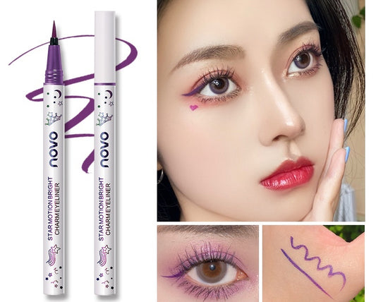 Chinese NOVO Colored Eyeliner Purple 06#