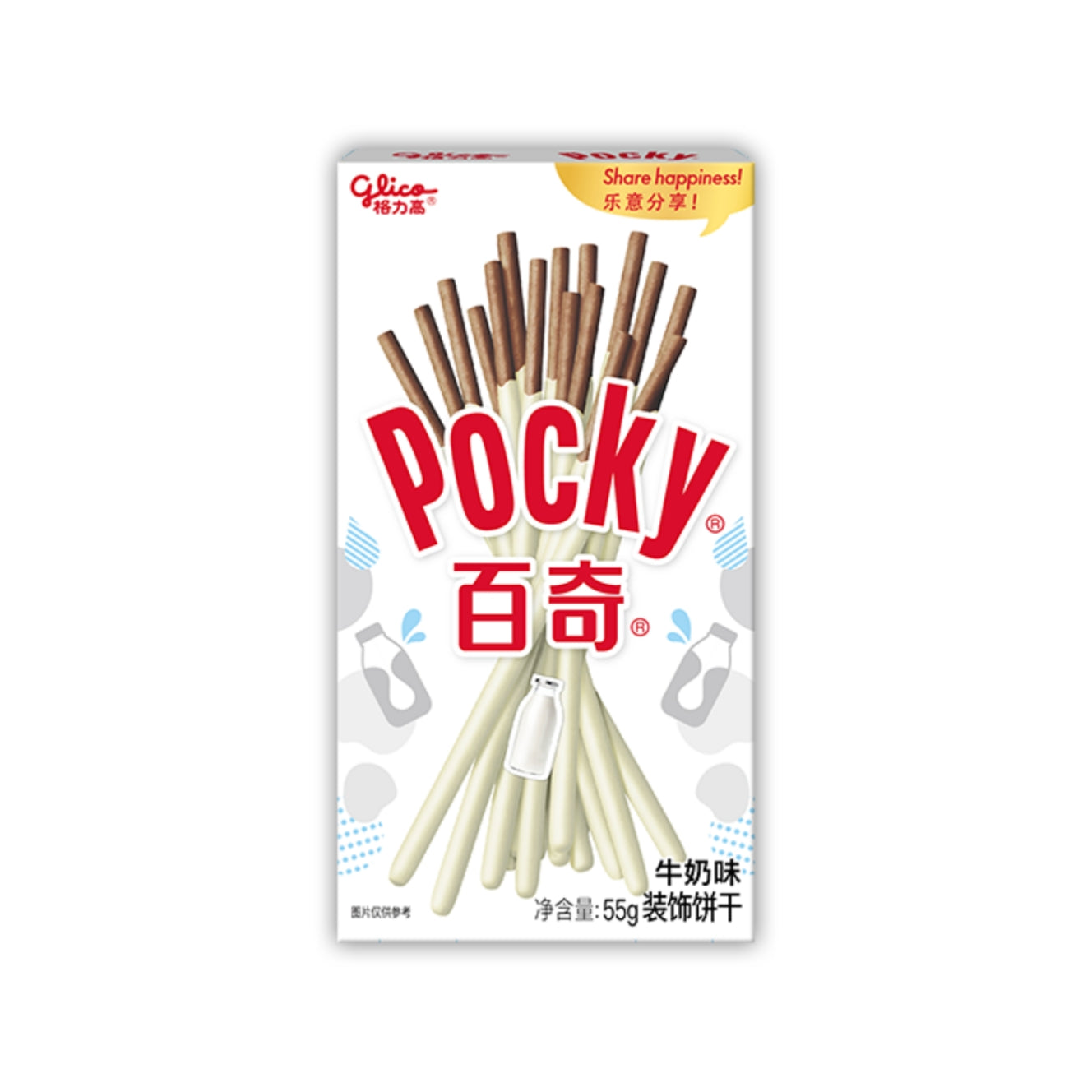 DDMK Glico Pocky milk flavored ropi 55g