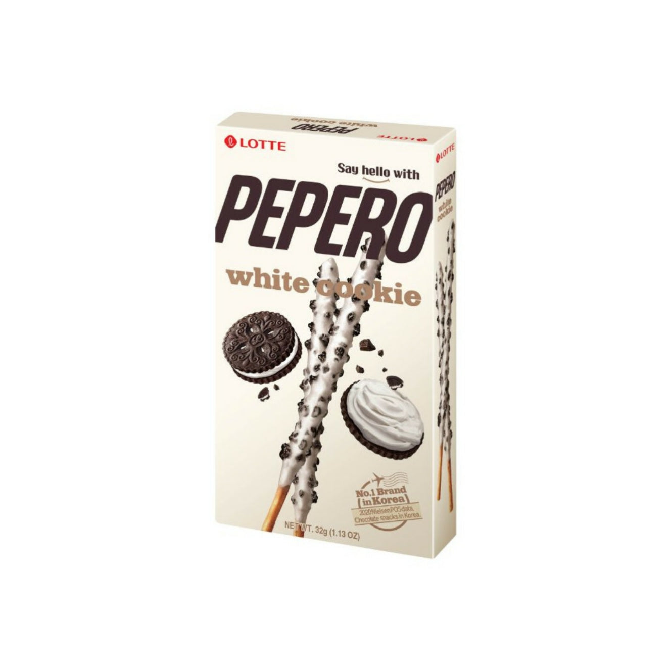 Lotte Pepero fehér süti ízű ropi 32g