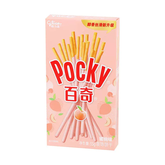 Glico Pocky Őszibarack ízű ropi 55g