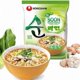 NONGSHIM zöldség instant tészta  leves (vegán)112g