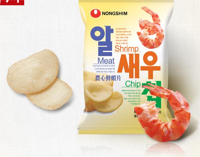 NONGSHIM Garnélarák chips (Saeukang) 75g