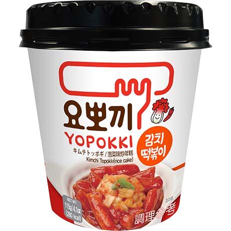 YOPOKKI Instant Topokki  Kimchi ízű 115g