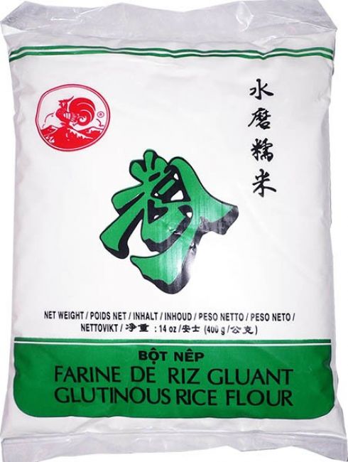 cock brand Glutinous rice flour ground in water 400g