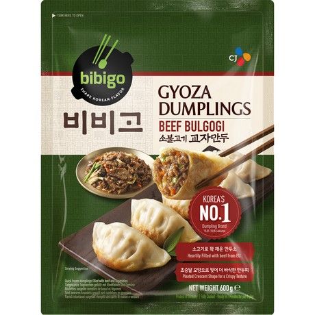 BIBIGO Gyoza Marha Bulgogi & Zöldség 600G ( Beef Bulgogi & Vegetable)