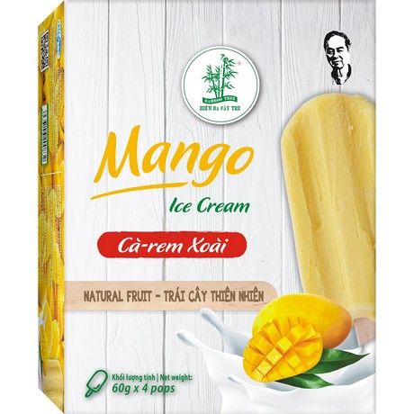 BAMBOO TREE  Ice Cream Mango 4*60G