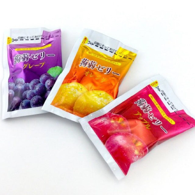 Japanese-style peach, pineapple, grape jelly 480g