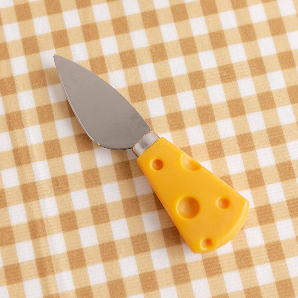 Cheese-shaped cutlery (Knife, fork and spoon) set