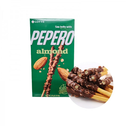 LOTTE Pepero mandulás csokoládé ropi 32g