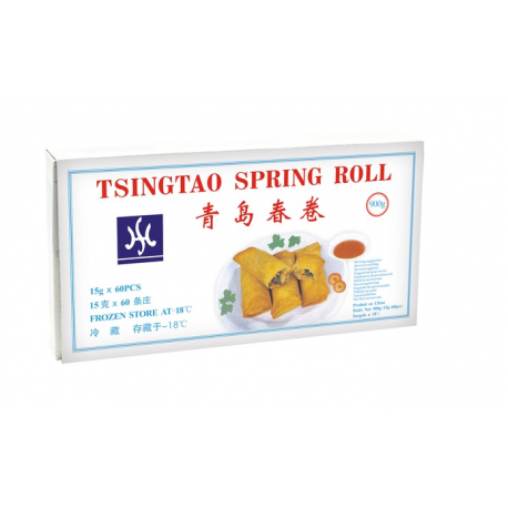 TSINGTAO SPRINGROLL tavaszi tekercs zöldség mini 900g