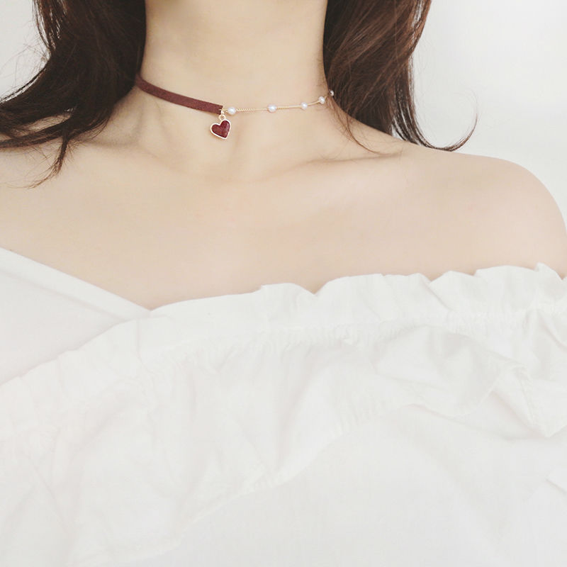 Love collarbone chain