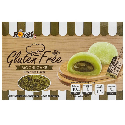 Qbrand Mochi Gluténmentes – Royal Family Matcha Tea 210g