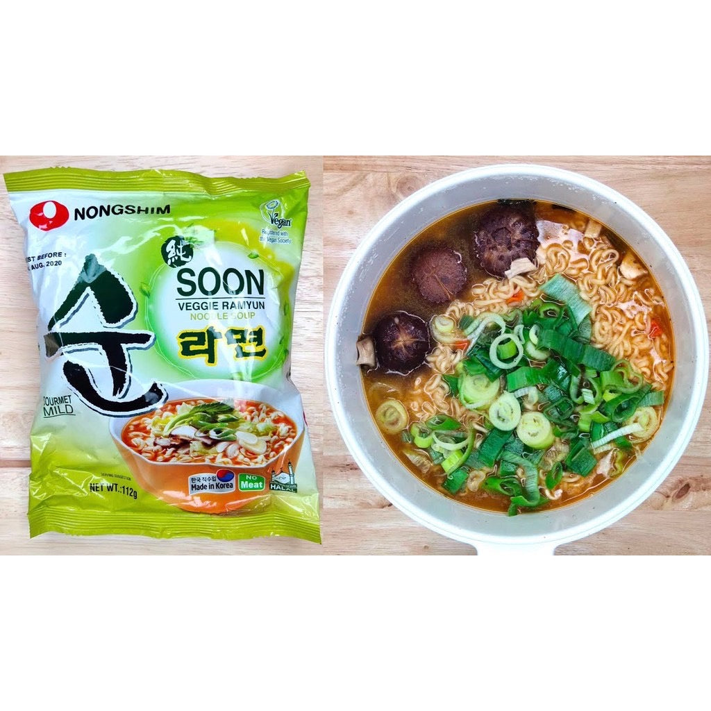 NONGSHIM zöldség instant tészta  leves (vegán)112g