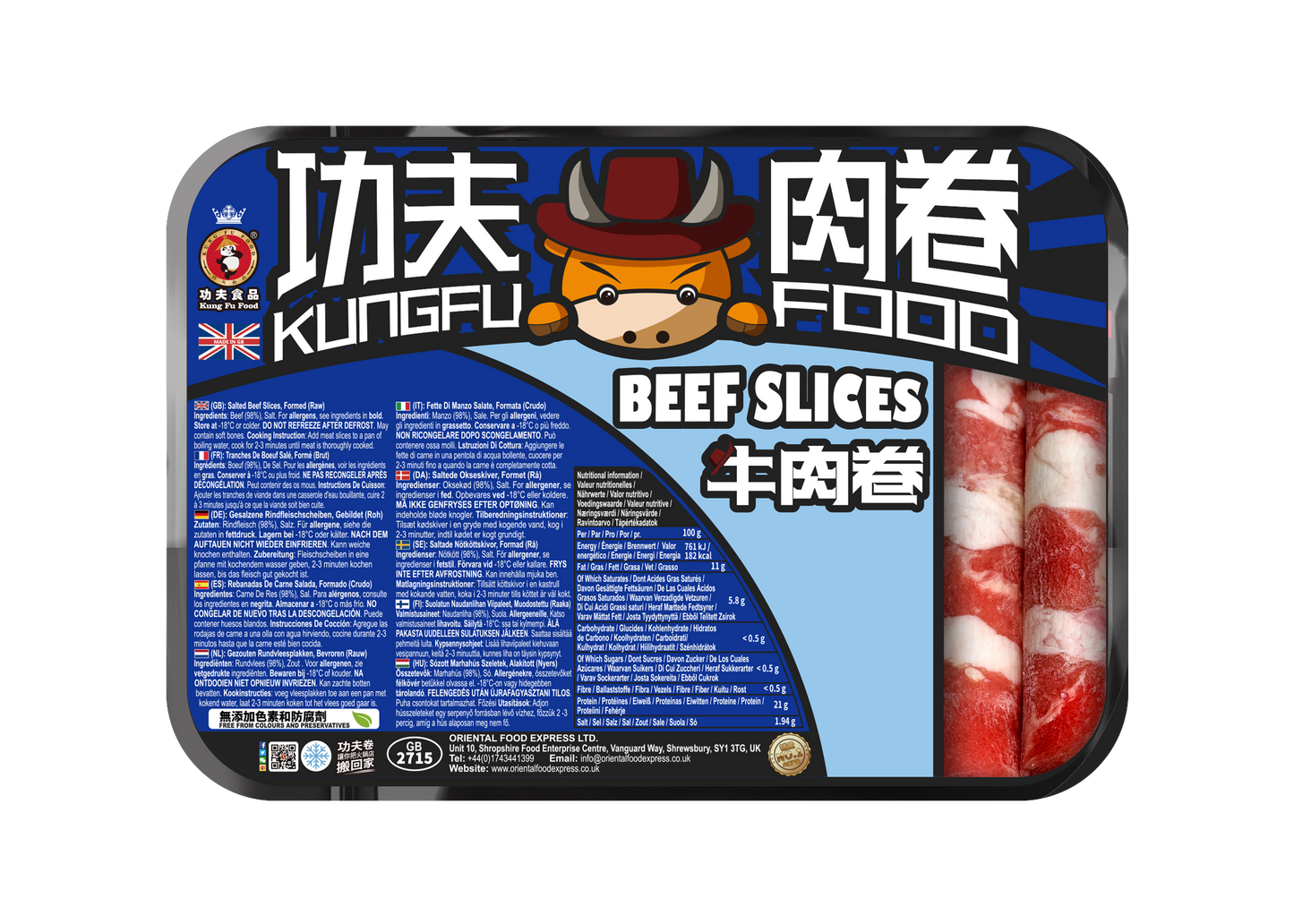 KUNGFU Marha tekercs 400g