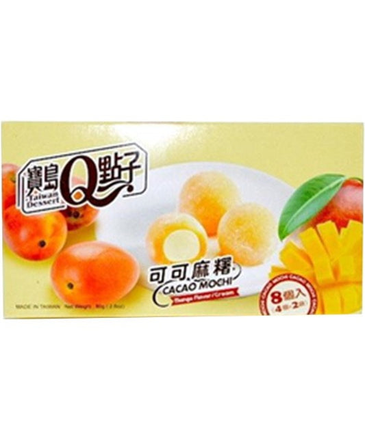 Q Brand Cocoa Mochi Mango ízű 80g