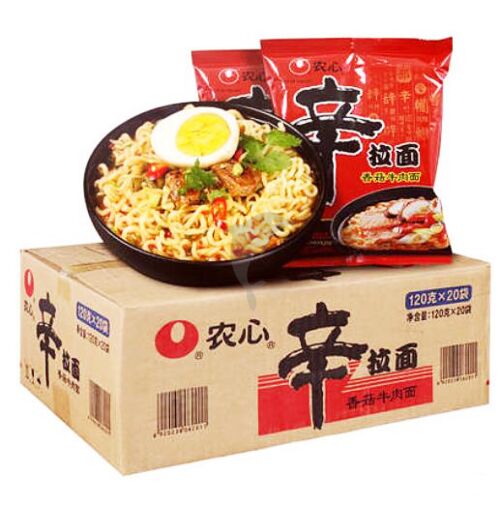 Korea nongshim instant teszta 120g*20db