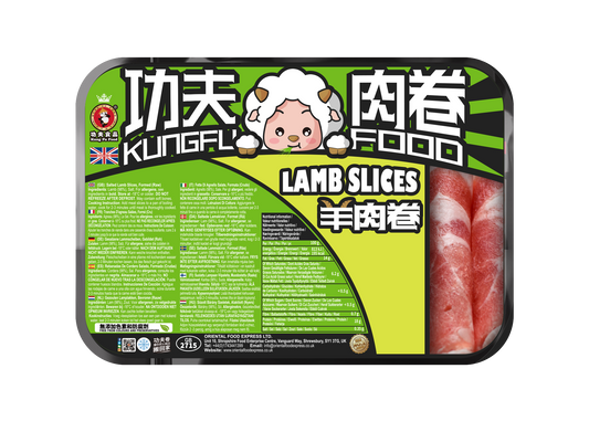 KungFu Gyorsfagyasztott Báránytekercs（hot pot hozzávalók）400g