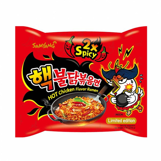 SAMYANG Buldak 2x Csípős Csirke Ízesítésű Tészta 140g