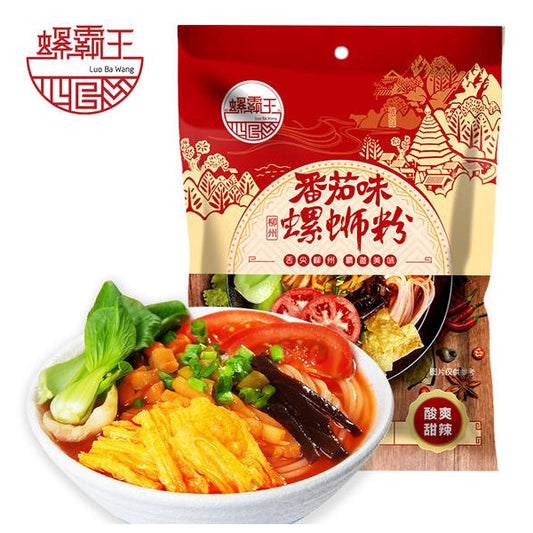 LUOBAWANG Csiga rizstészta paradicsom ízű 306g